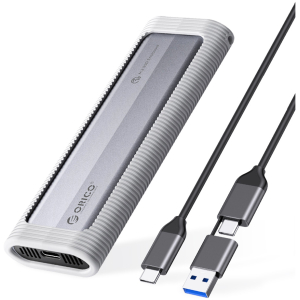 ORICO θήκη για M.2 NVME/NGFF SSD AXM2S-G2, 10Gbps, tool free, γκρι