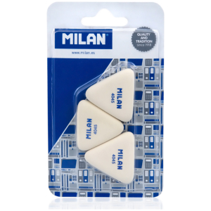 MILAN γόμα 445 BMM10099MP, τρίγωνη 40 x 40 x40 x 6mm, σετ 3τμχ