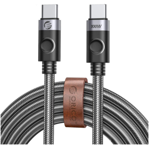 ORICO καλώδιο USB-C C2CZ, 100W, 480Mbps, 1m, μαύρο