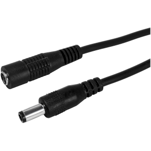 POWERTECH καλώδιο προέκτασης τροφοδοσίας CAB-H202, 5.5x2.5mm, 5m, μαύρο