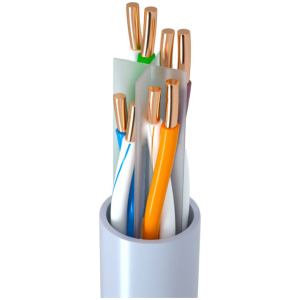 POWERTECH καλώδιο δικτύου CAB-N295, Cat 6 U/UTP, copper, 100m, γκρι