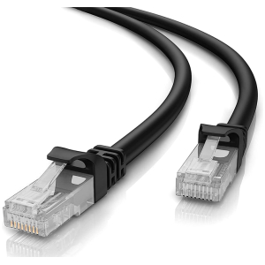 POWERTECH καλώδιο δικτύου CAB-N454, Cat 5e U/UTP, CCA, 100Hz, 1.5m, μαύρο