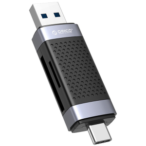 ORICO card reader CD2D-AC3 για SD & Micro SD, USB-C & USB 3.0, μαύρο