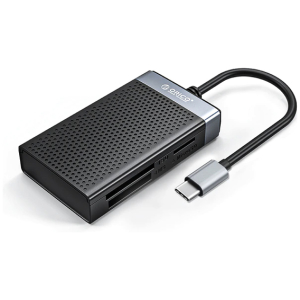 ORICO card reader CL4T-C3 για Micro SD/SD/CF/MS, USB-C, μαύρο