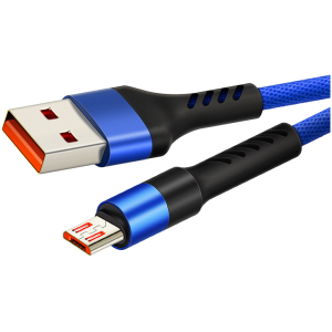 CABLETIME καλώδιο micro USB σε USB CT-C165-P05, 2.4A, 480Mbps, 1m, μπλε