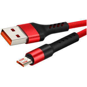 CABLETIME καλώδιο micro USB σε USB CT-C165-P05, 2.4A, 480Mbps, 1m, κόκκινο