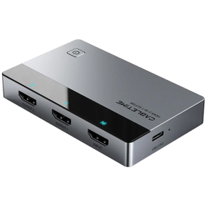 CABLETIME HDMI splitter CT-HSP4K2-AG, 1 σε 2, 4K/60Hz, uni-directional, γκρι