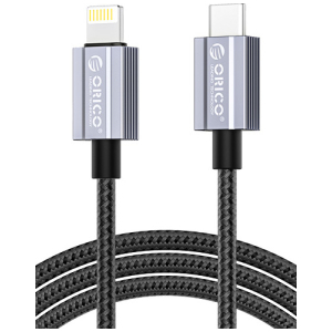 ORICO καλώδιο Lightning σε USB-C GQA29, 29W, 480Mbps, 1m, μαύρο