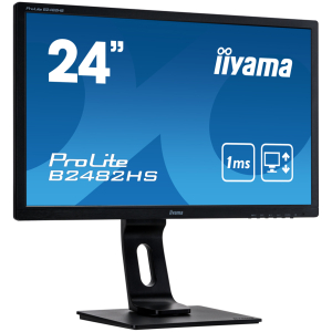 IIYAMA used οθόνη E242B2482HS-B1 LED, 24" Full HD, VGA/DVI/HDMI, Grade A