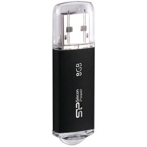 SILICON POWER USB Flash Drive Ultima II-I, 8GB, USB 2.0, μαύρο