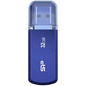 SILICON POWER USB Flash Drive Helios 202, 32GB, USB 3.2, μπλε