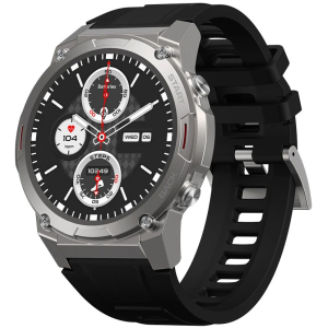 ZEBLAZE smartwatch Vibe 7 Pro, heart rate, 1.43" AMOLED, 3 ATM, ασημί
