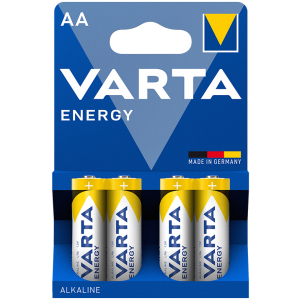 VARTA αλκαλικές μπαταρίες Energy, AA/LR6, 1.5V, 4τμχ