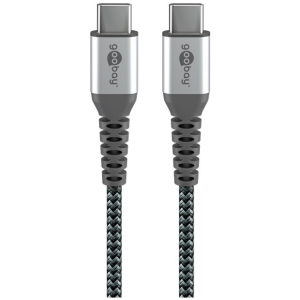 GOOBAY καλώδιο USB-C 49303, 60W, 480Mbps, 2m, μαύρο