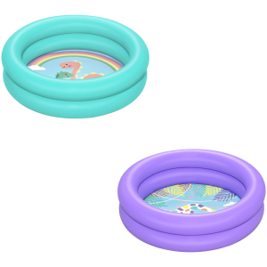BESTWAY παιδική φουσκωτή πισίνα 51061, 21lt, Φ61x15cm, διάφορα χρώματα, 1τμχ
