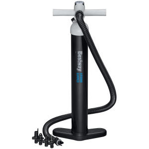BESTWAY τρόμπα χειρός 62227 με μανόμετρο, 1.8/3.45lt, 7/23PSI, μαύρη