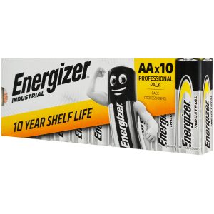 ENERGIZER αλκαλικές μπαταρίες Industrial, AA/LR6, 1.5V, 10τμχ