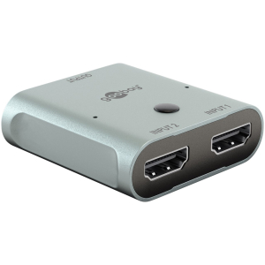 GOOBAY HDMI switch 77791, 2 σε 1, 8K/60Hz, γκρι