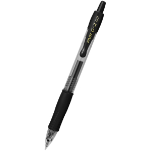 PILOT στυλό διαρκείας gel G-2, 0.7mm, 14cm, μαύρο