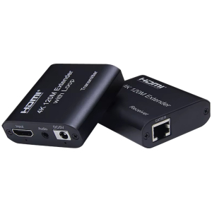 POWERTECH HDMI video extender CAB-H195 μέσω καλωδίου RJ45, 4K/30Hz, με loop, έως 120m