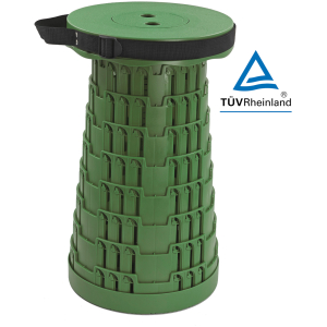 HOME USE πτυσσόμενο καρεκλάκι HUH-0232, αντοχή έως 250kg, 25.5x45cm, πράσινο